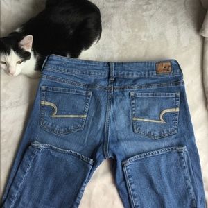 Artist crop jeans